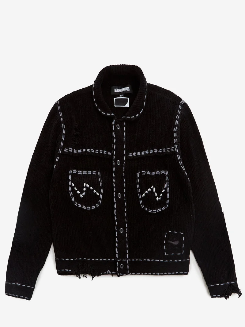 Image of Neighborhood x Phingerin Savage Knit - Black