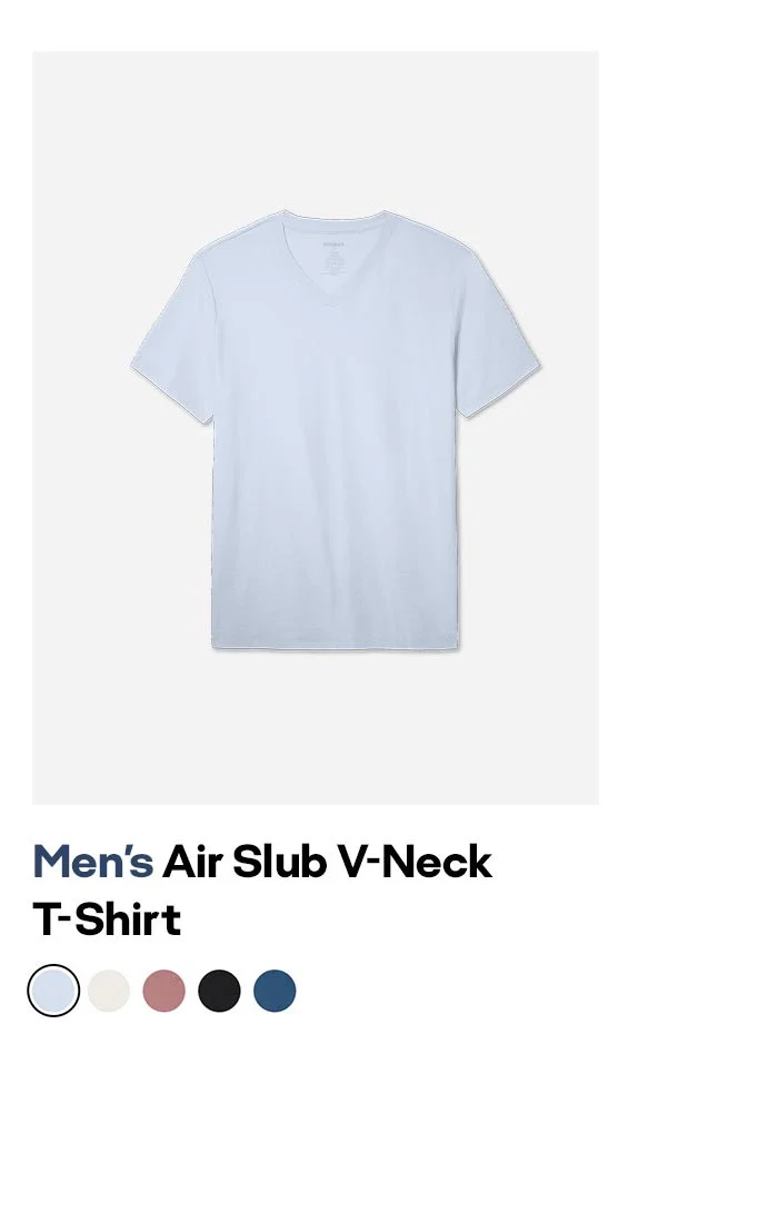 Men's Air Slub V-Neck T-Shirt