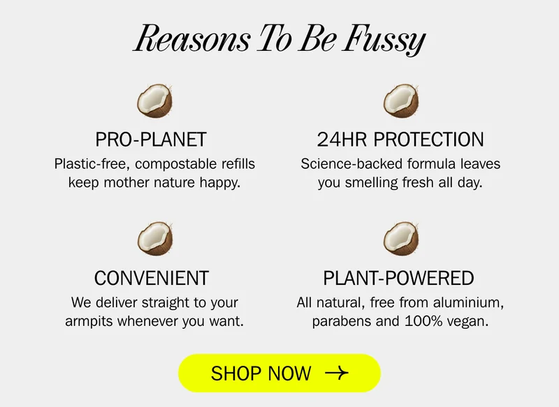 Reasons To Be Fussy
