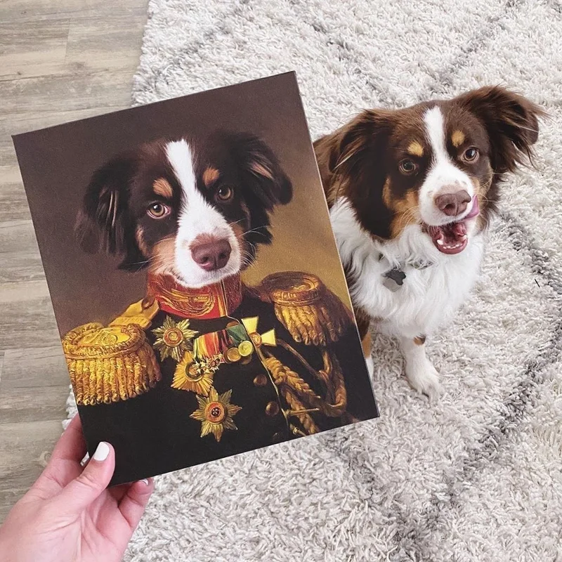The Veteran Renaissance Pet Canvas