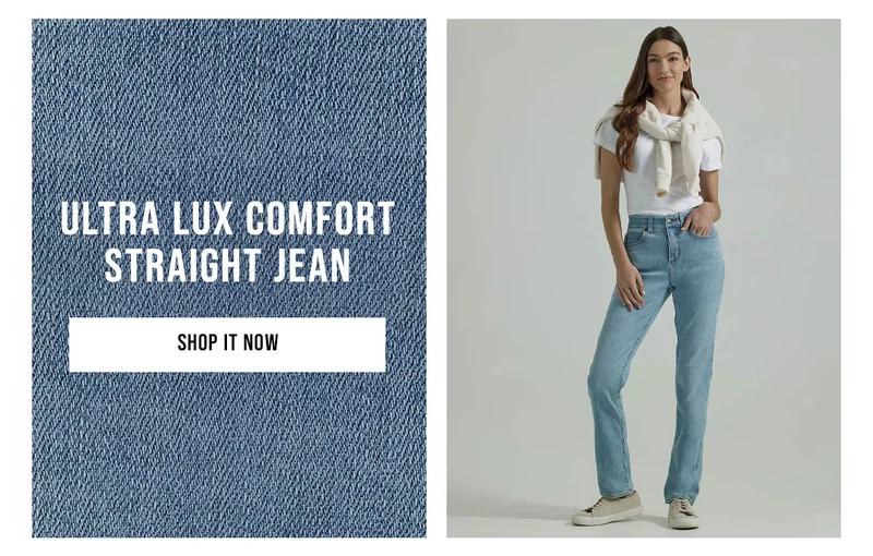 Ultra Lux Comfort Straight Jean Shop It Now