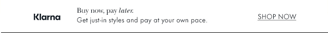 Klarna. Buy now, pay later.