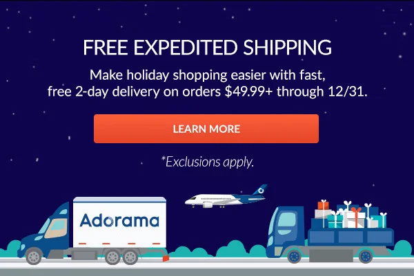 FREE EXPEDITED SHIPPING | Learn More