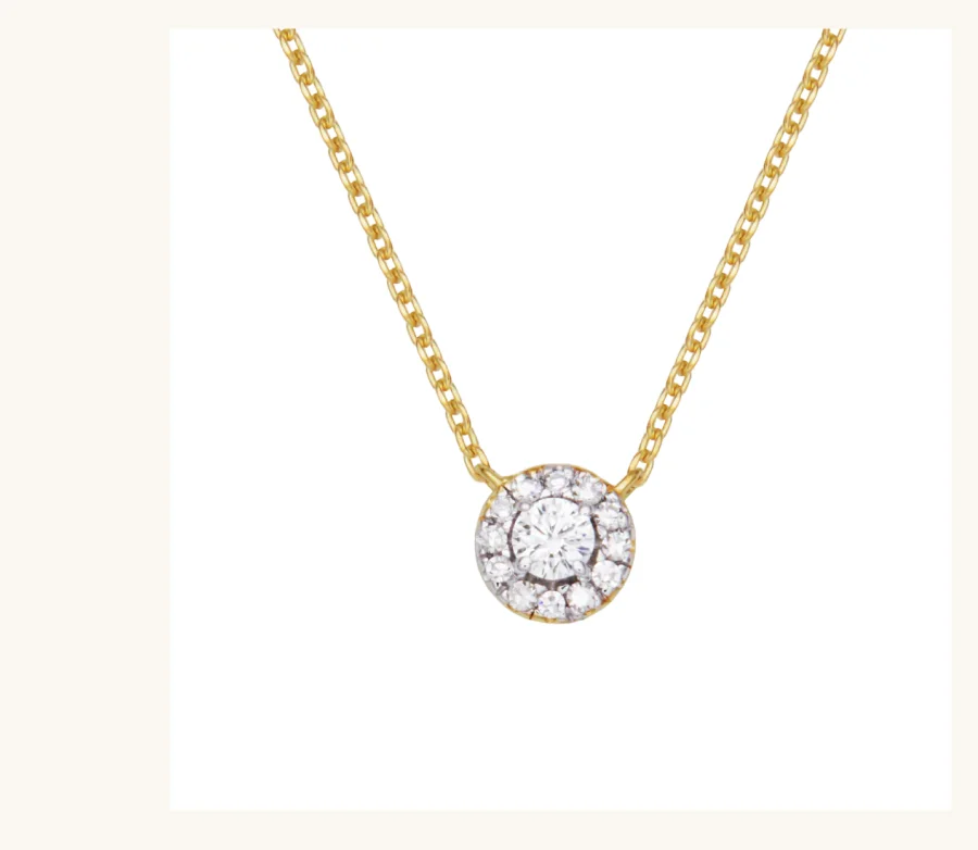 Lab Grown 0.16ct tw Diamond Pendant Necklace
