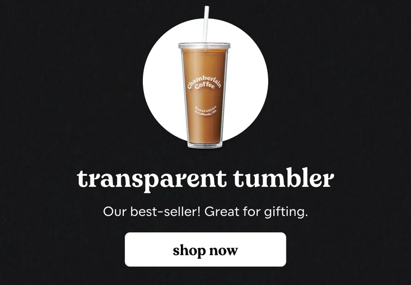 transparent tumbler