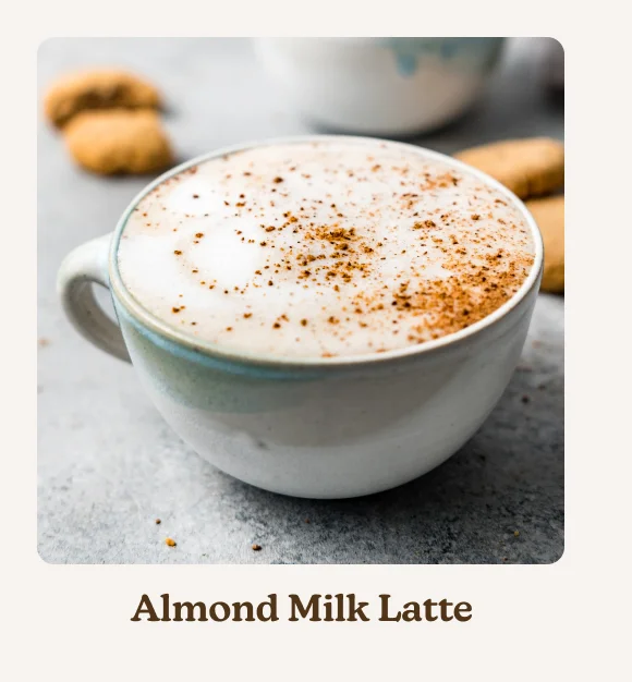 Almond milk latte recipe