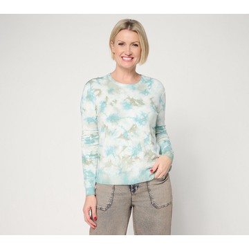 LOGO by Lori Goldstein Tie Dye Sweater