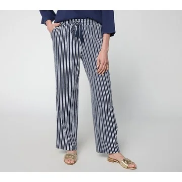 Belle by Kim Gravel Regular Packabelle Slay the Vacay Straight Pants