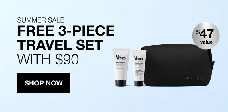SUMMER SALE FREE 3-PIECE TRAVEL SET WITH $90 | SHOP NOW | $47 value