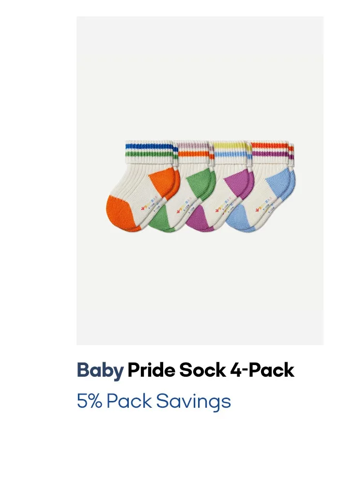 Baby Pride Sock 4-Pack 5% Pack Savings