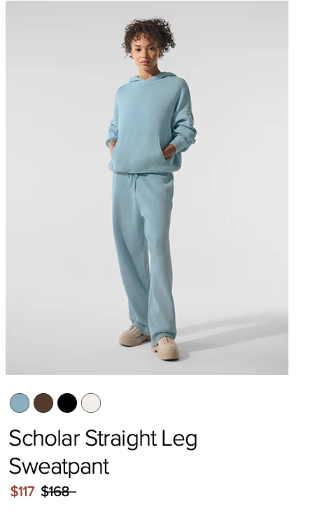 Scholar Straight Leg Sweatpant