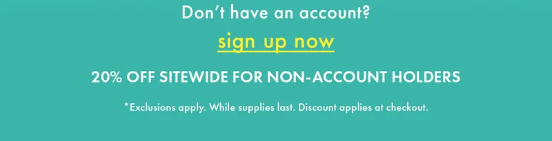 Signup now for free account