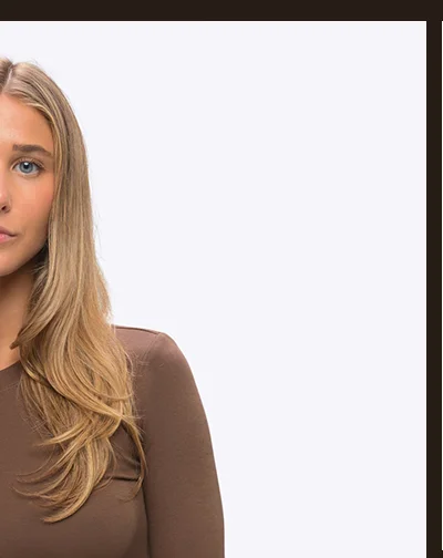 Mocha Tomboy Tee Long Sleeve Cropped