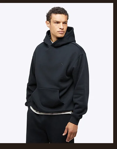 Black Divine Fleece Hoodie