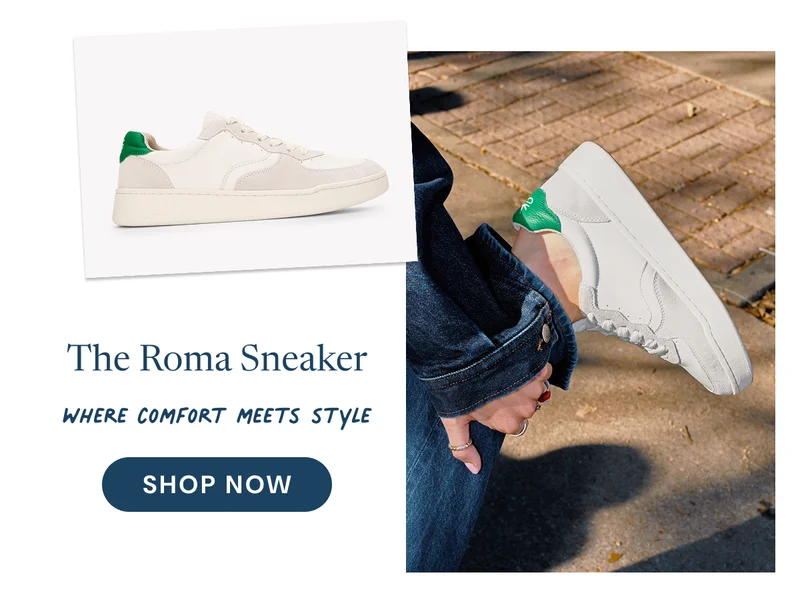 The Roma Sneaker: where comfort meets style