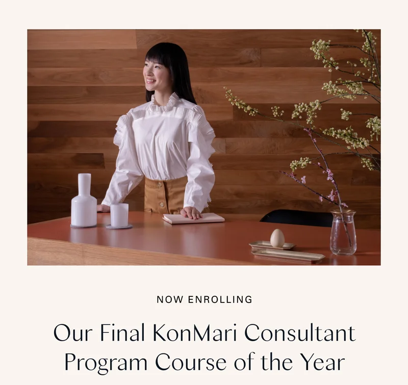 Now Enrolling: Our Final KonMari Consultant Program Course of the Year