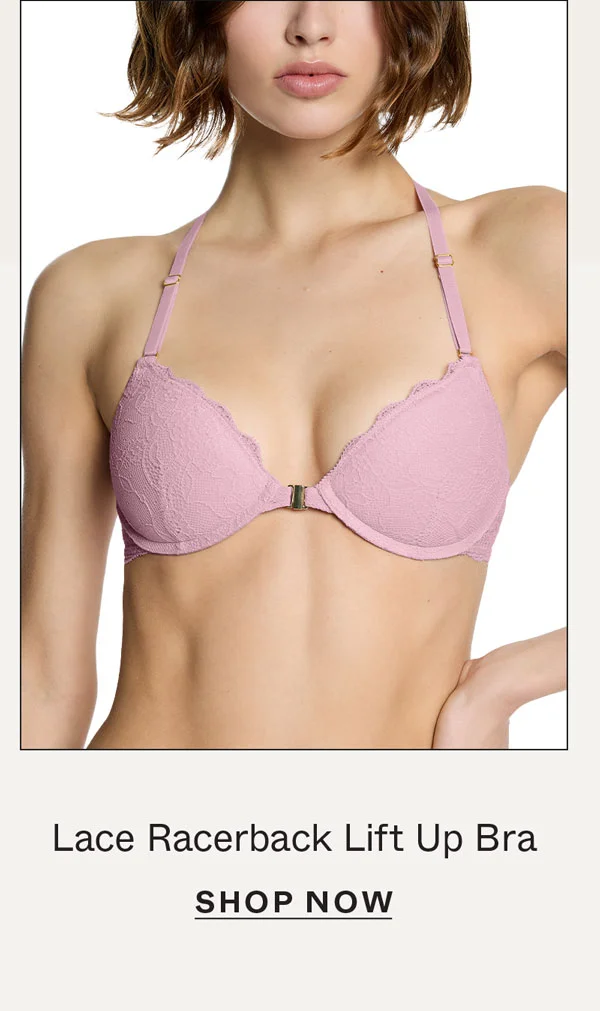 Lace Racerback Lift Up Bra