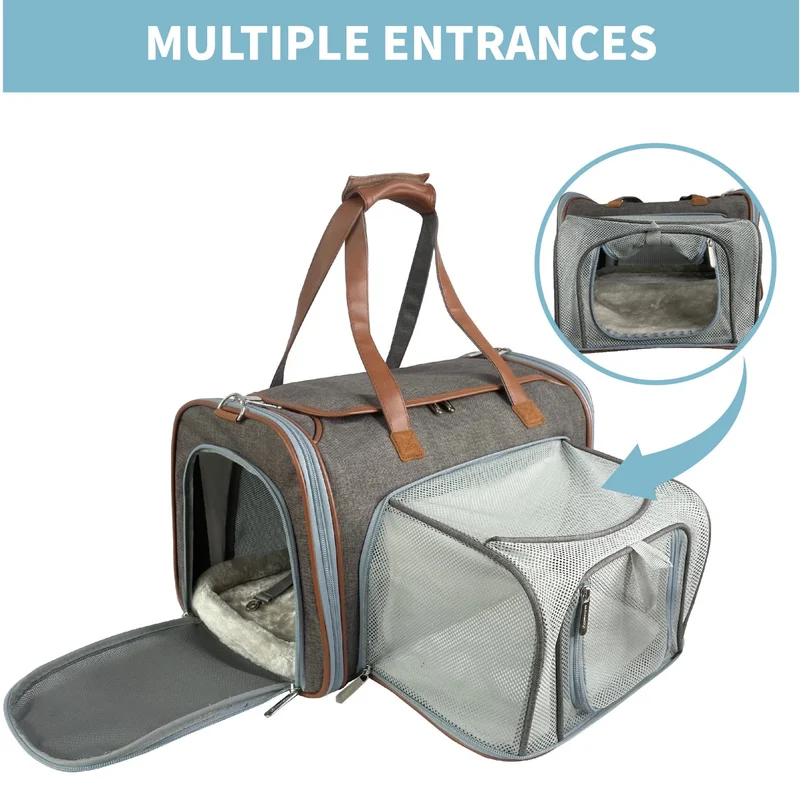 Image of Mr. Peanut's Gold Series Big Apple XL Size Airline Compliant Expandable Pet Carrier