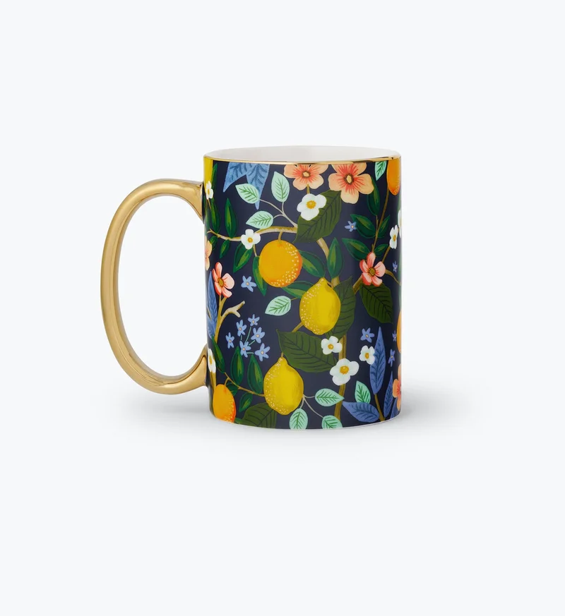 Image of Porcelain Mug - Citrus Grove