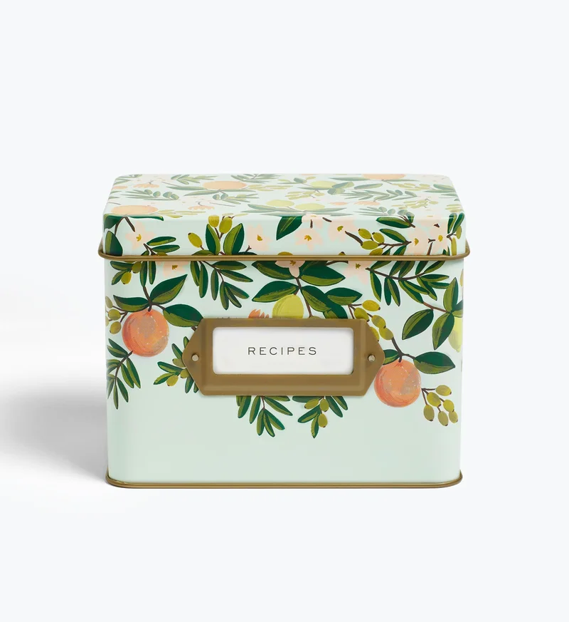 Image of Recipe Tin - Citrus Floral