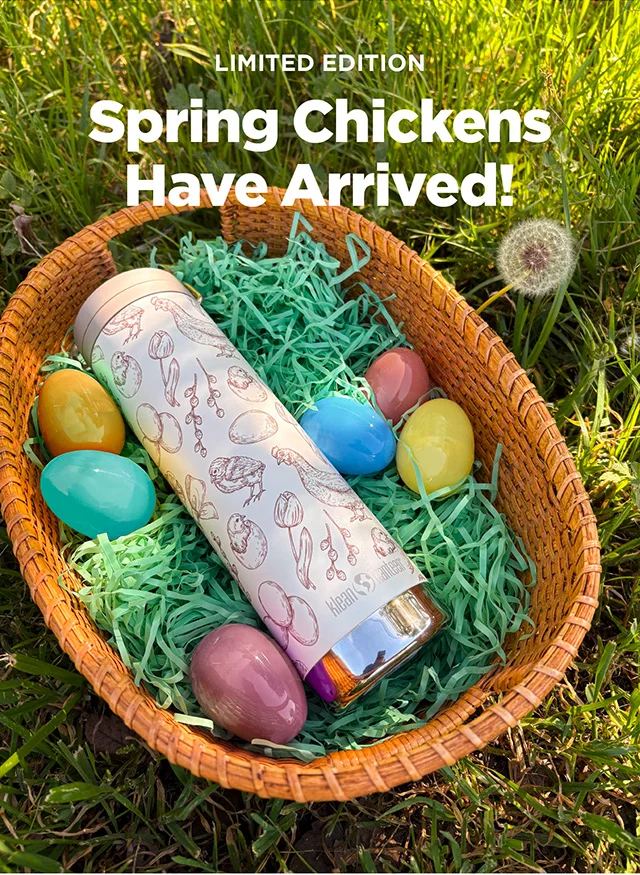 Spring Chicken Graphic Bottle