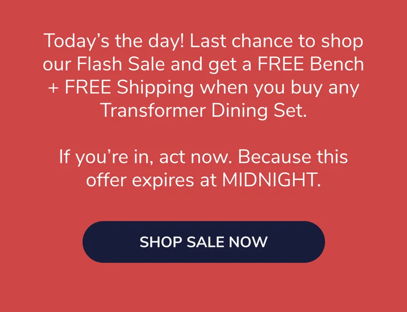 Free Bench + Free Shipping Ends Tonight!