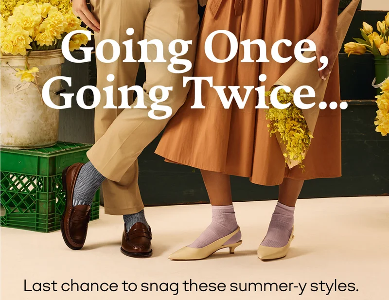 Going Once, Going Twice... | Last chance to snag these summer-y styles.