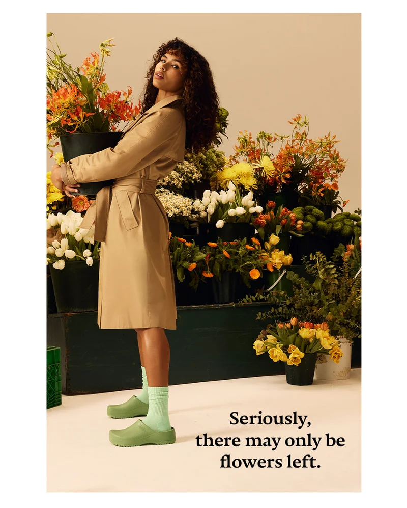 Seriously, there may only be flowers left.