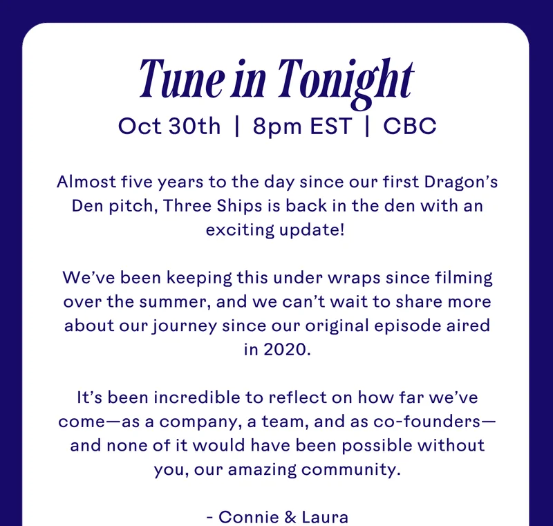 Tune in Tonight