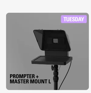 Tuesday deal: Prompter + Master Mount L