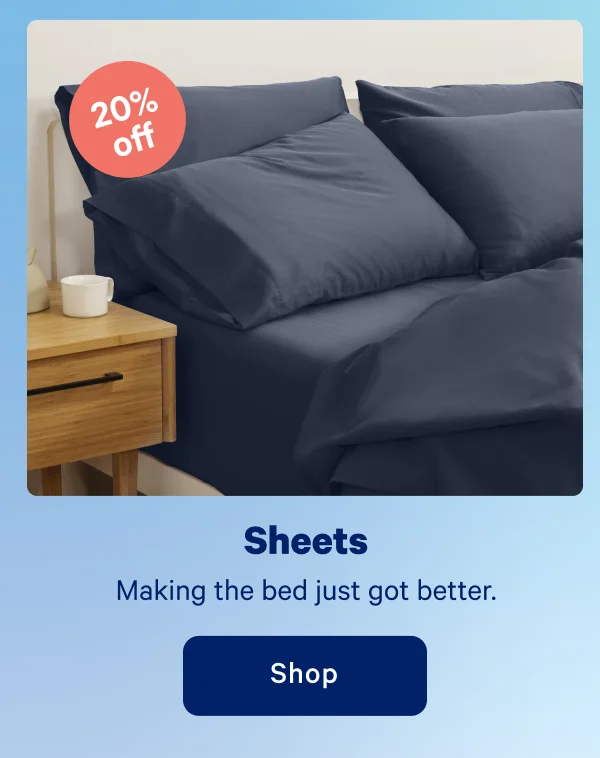 Sheets >> Shop >>