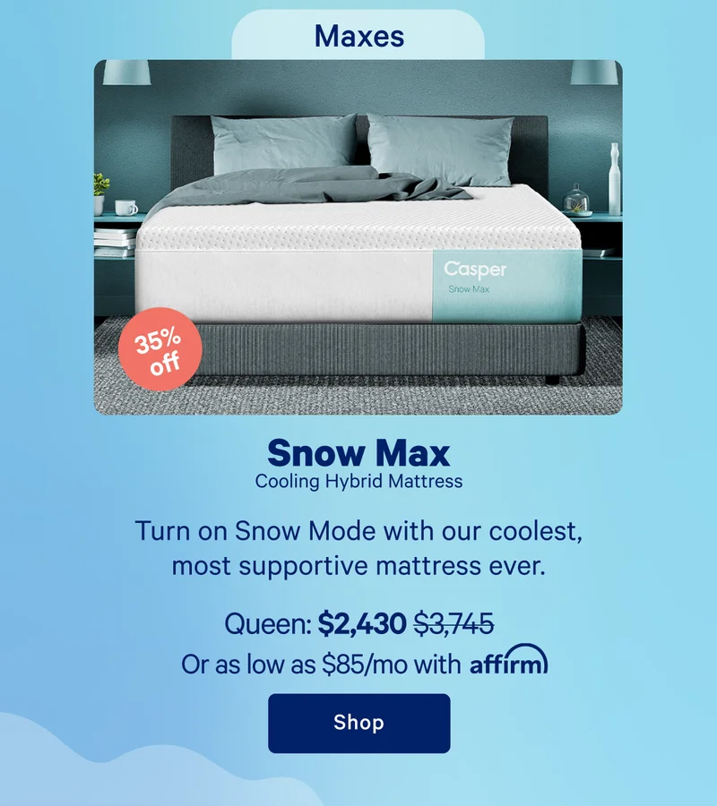 Snow Max Cooling Hybrid Mattress >> Shop >>