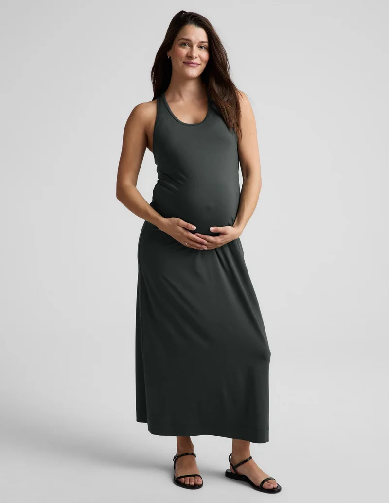 Image of A Cut Above Racerback Maxi Dress