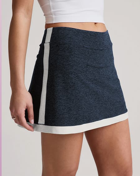 Midweight Spacedye Kickstart Skirt in Nocturnal Navy