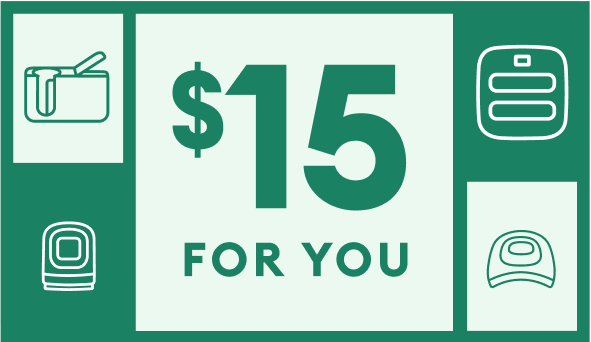 $15 for you.