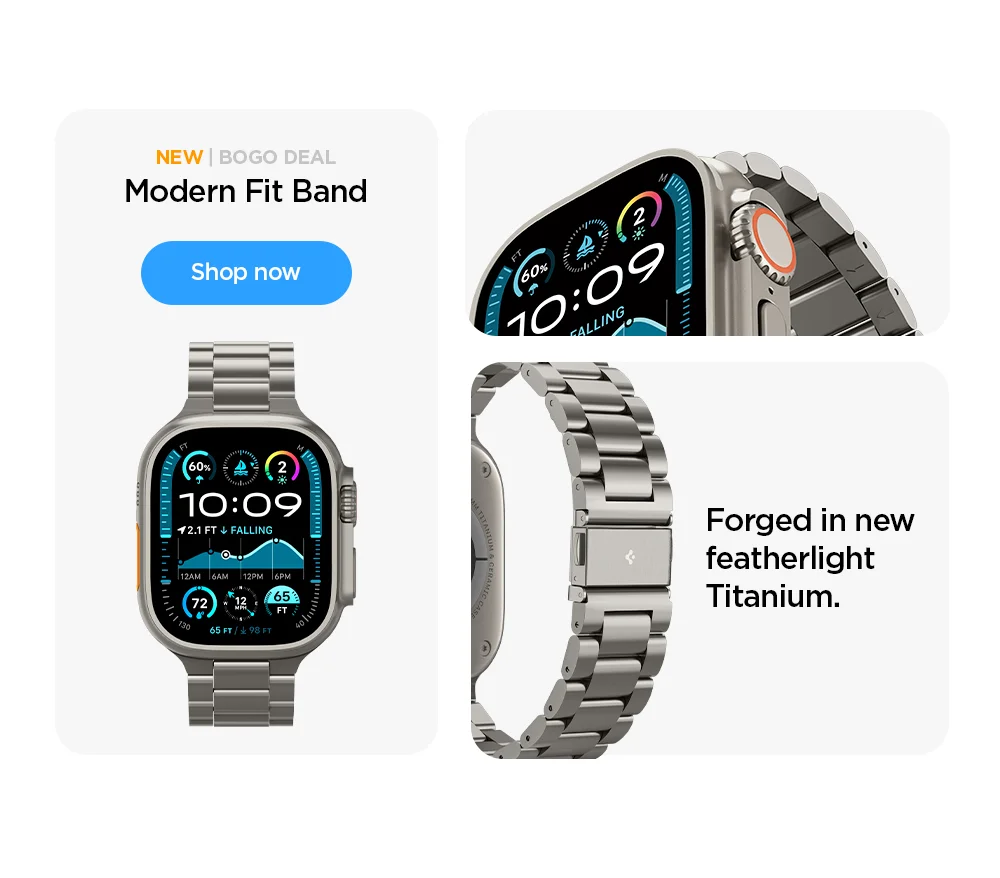 Shop the new Apple Watch Modern Fit Titanium band. Forged in new featherlight Titanium.