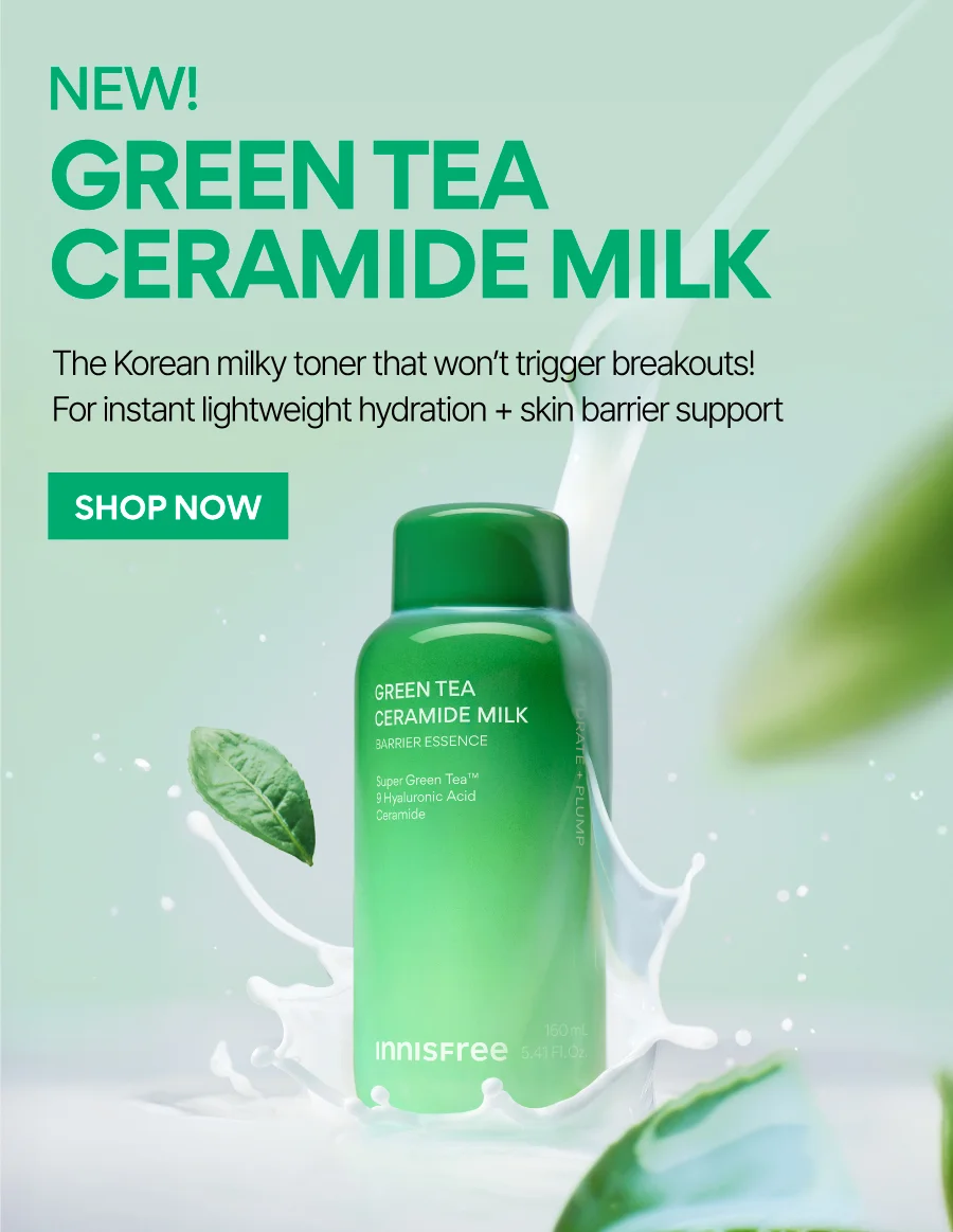 NEW GREEN TEA CERAMIDE MILK TONER