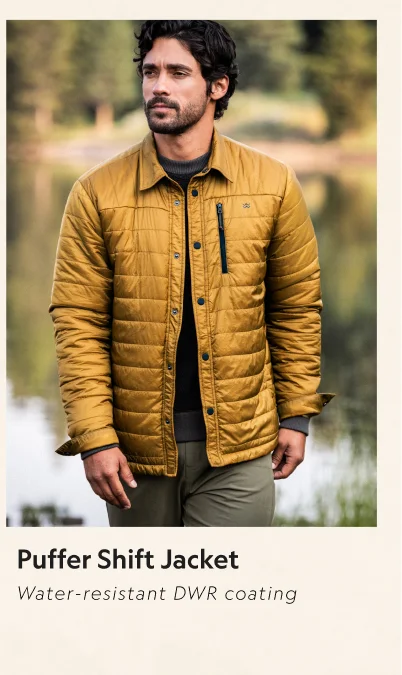 Puffer Shirt Jacket