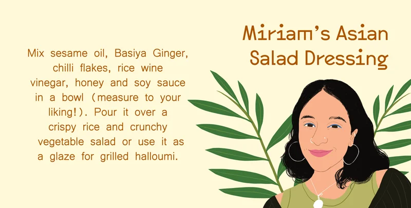 Miriam's Ginger-Sesame Salad Dressing