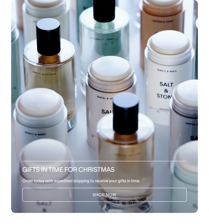 ORDER BY DECEMBER 18TH WITH EXPEDITED SHIPPING TO RECEIVE YOUR GIFTS IN TIME.