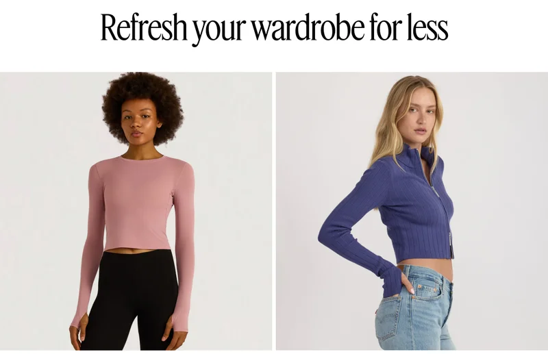 Refresh your wardrobe for less