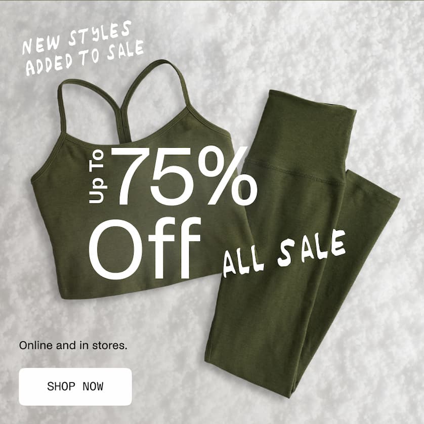 Up to 75% Off All Sale