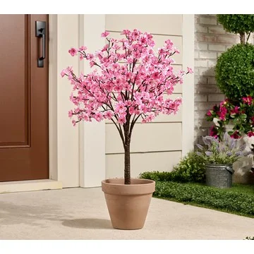 Wicker Park 3' Faux Cherry Blossom Tree