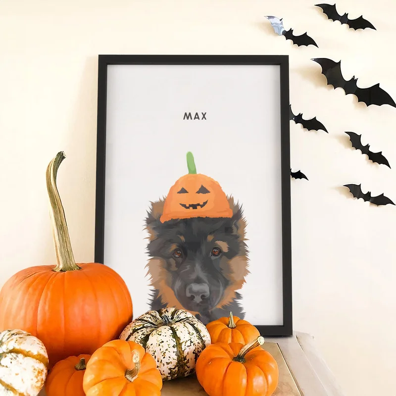 Image of Halloween Pet Portrait - One Pet