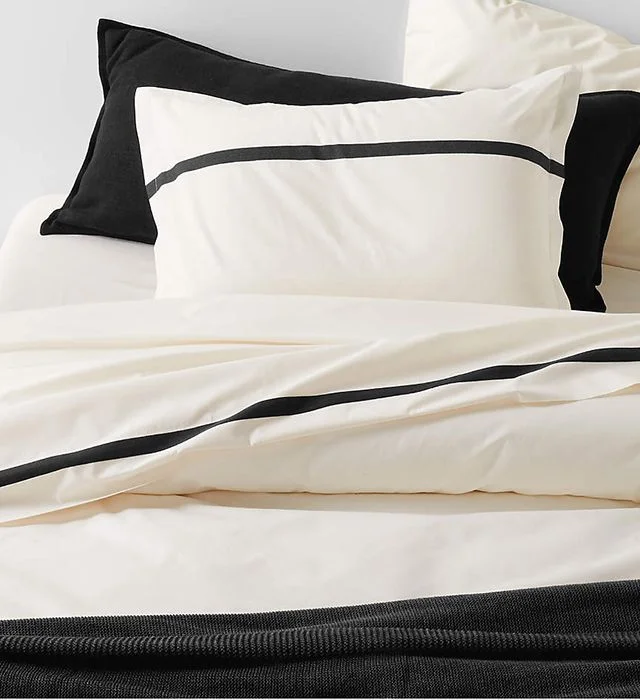 organic cotton percale bedding