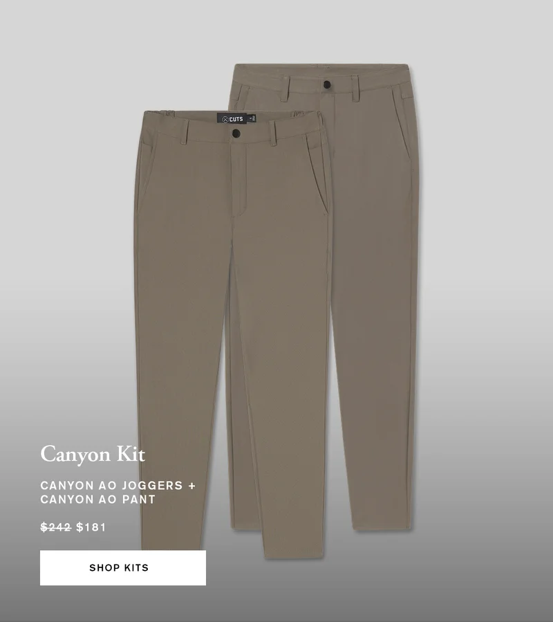 Canyon Kit | CANYON AO JOGGERS + CANYON AO PANT | WAS $242 NOW $181 | SHOP NOW