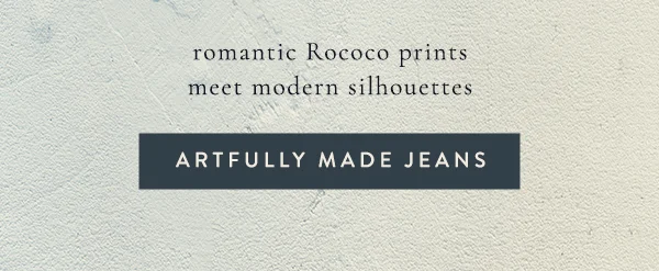 Artfully made jeans