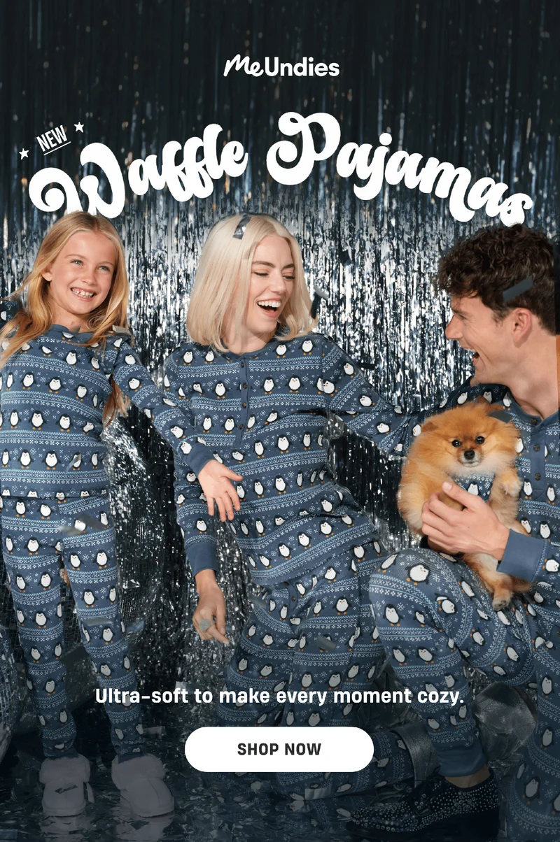 MeUndies | Waffle Pajamas | Ultra-soft to make every moment cozy. | Shop Now MeUndies | Waffle Pajamas | Ultra-soft to make every moment cozy. | Shop Now