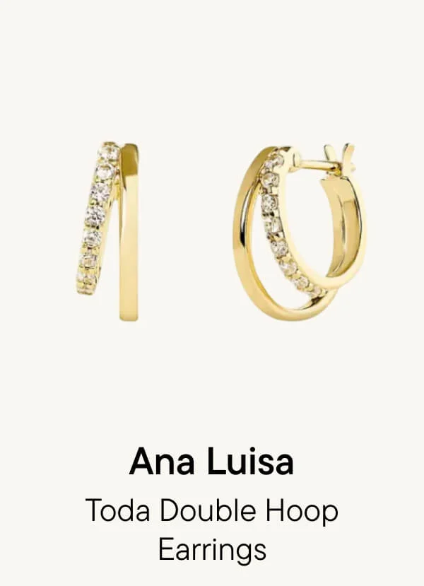 Toda Double Hoop Earrings
