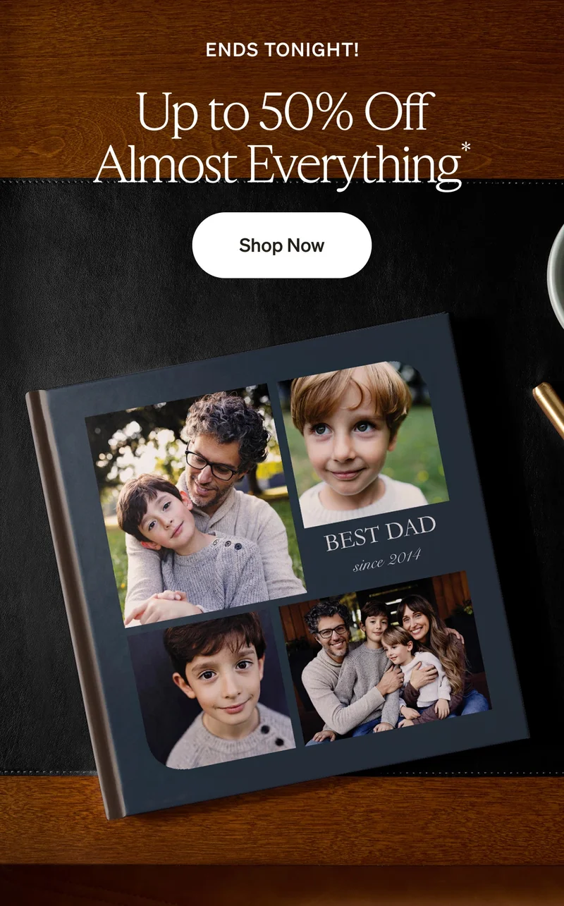 Up to 50% off almost everything + Free Prints!